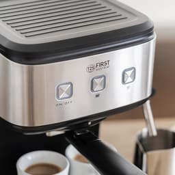 TZS First Austria Pistonmachine - 850W - Espressomachine - Koffiezetapparaat - 15Bar - Zwart — thumbnail 3