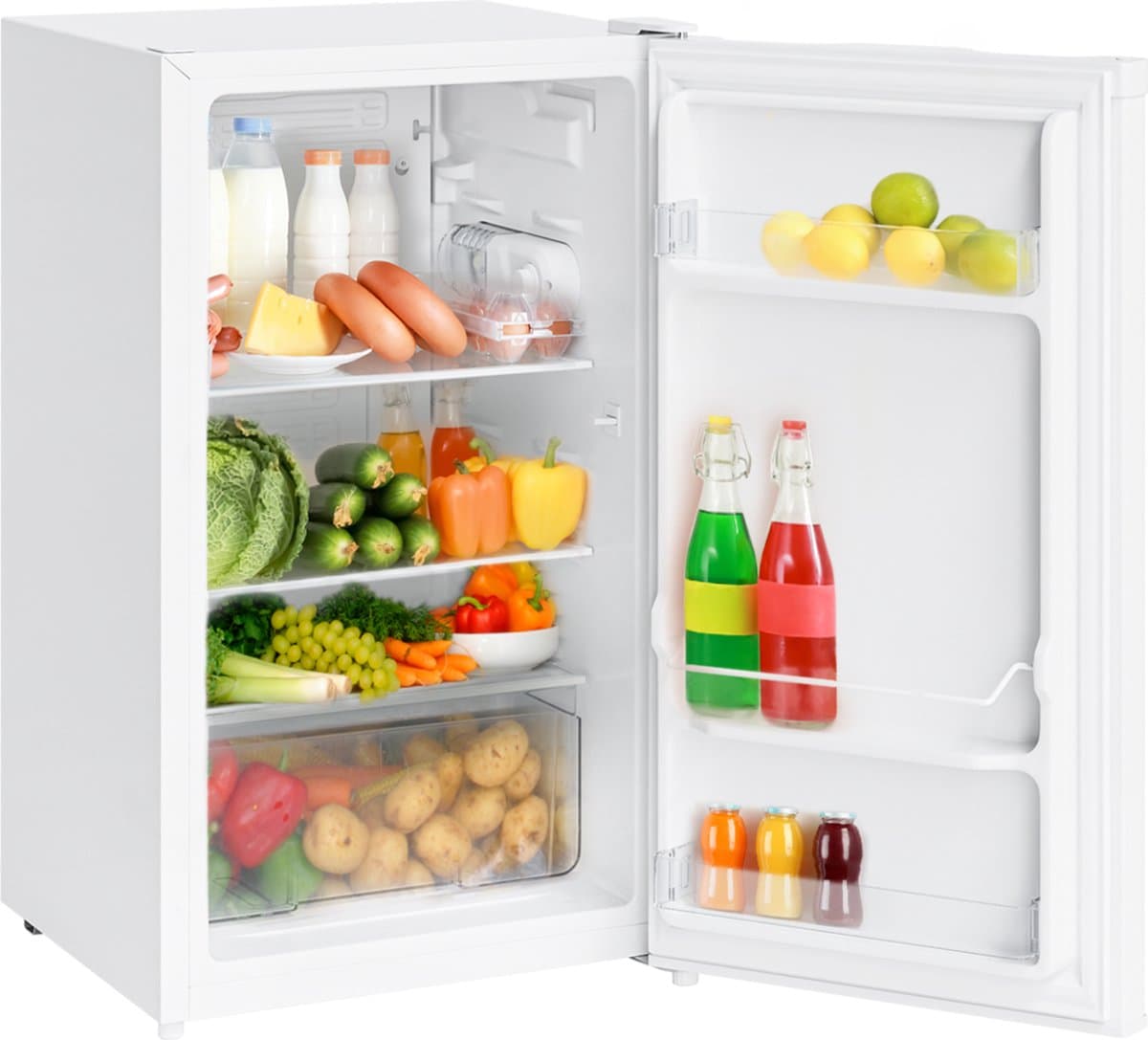 KitchenBrothers Koelkast - 88L - Tafelmodel - IJskast - Frigo - Vrijstaand - Wit — afbeelding 1