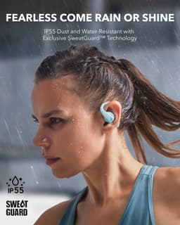 Soundcore AeroFit Pro NEW | Secure Open-Ear Sport Earbuds- Blauw — thumbnail 5