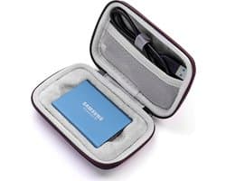 BukkitBow - Carry Case Voor Samsung T1/T3/T5 Portable SSD/Externe Harde Schijf - Hard Cover Opberghoes - Zwart