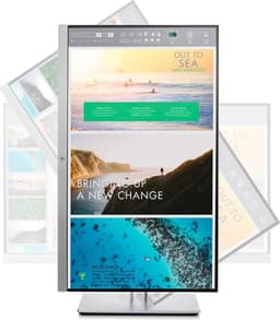 Hp Elitedisplay E233 58,4 Cm (23\') 1920 X 1080 Pixels Full Hd Led Zwart, Zilver — thumbnail 3