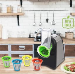 Zilan - Salademaker - Salade snijder - Snij en Raspapparaat - Groentesnijder — thumbnail 4