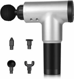 Zilveren massage gun - 6 Standen — thumbnail 1