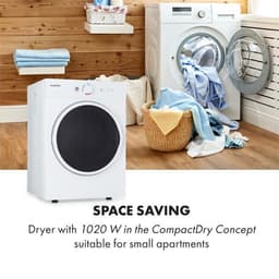 Jet Set wasdroger condensdroger 1020W EEK C 3kg 50cm wit — thumbnail 4