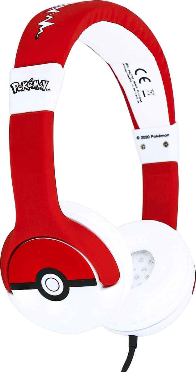 Pokémon - Icon - kinderkoptelefoon met volumebegrenzing - verstelbaar - comfortabel — afbeelding 1