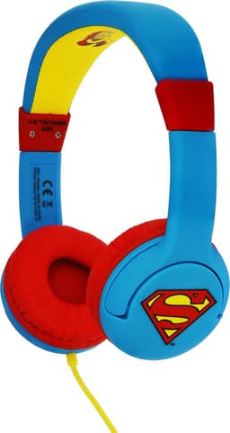 Superman - kinder koptelefoon - volumebegrenzing - verstelbaar - comfortabel — thumbnail 2