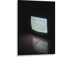 Canvas  - Televisie zonder Beeld  - 80x120cm Foto op Canvas Schilderij (Wanddecoratie op Canvas)