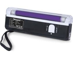 Draagbare blacklight - Draagbare blacklight / UV lamp met LED zaklamp - Vals geld detector - Geocaching