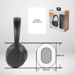 Denver Bluetooth Koptelefoon - Over Ear - Draadloos - Handsfree Bellen - BTH235B — thumbnail 7