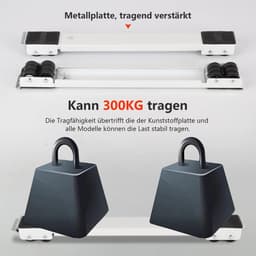Wasmachineonderstel, in breedte en hoogte verstelbaar onderstel, belastbaar tot 300 kg, geschikt voor wasmachines, drogers en andere huishoudelijke apparaten — thumbnail 3