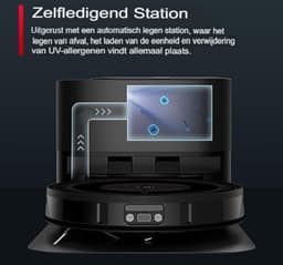 Robotstofzuiger Huisdieren - Robotstofzuiger Hondeharen - Robotstofzuiger Met Leegstaion — thumbnail 2