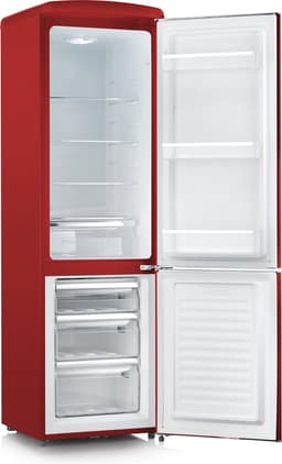 Severin RKG 8917 Retro Koel-Vriescombinatie – 244 Liter – LED – Retro Design - Rood — thumbnail 3