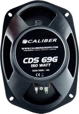 Caliber Auto Speakers - Ø 6x9" ovaal speaker frame - 64 mm Mylar Dome Tweeters - 13mm Piezo Tweeter - 300 Watt Totaal Vermogen - 3-weg Coaxiaal Luidspreker set - inclusief Grill (CDS69G) — thumbnail 5