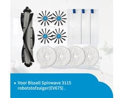 Replacements® Onderdelen geschikt voor Bissell Spinwave -EV675 - 2601N - Cleanview 2908 - Robot 2931N - 12-delig