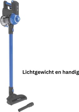 Draadloze Stofzuiger - Zonder Zak - Op Batterij - Blauw/Zwart - Kruimeldief - Op Accu - Steelstofzuiger — thumbnail 3