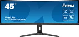 iiyama ProLite XCB4594DQSN-B1 - 45 inch - DQHD - VA - USB-Hub (3x) - Verstelbaar - USB-C Dock - KVM - Curved — thumbnail 1