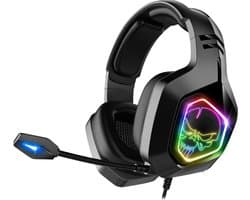 Spirit of Gamer Headset – Gaming Headset – Met Microfoon – Geschikt voor Ps4/Ps5/Xbox/Pc/Nintendo Switch - Buigbare Microfoon – Kabellengte 1.20m – Zwart