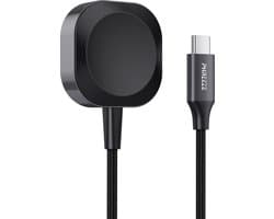 Phreeze Magnetische Oplader - Geschikt voor Apple Watch Series 9/8/7/6/5/4 - Extra Sterk - Snellader - USB C - Magnetische Horloge Oplaadstation - Wit