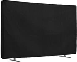 kwmobile linnen beschermhoes voor smart tv geschikt voor 40" TV hoes - Opvouwbare tv hoes - Televisie cover in zwart