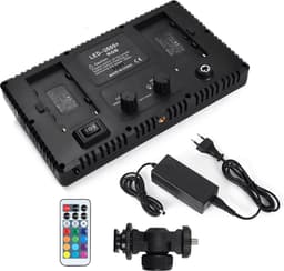 LuminexPro U600 RGB LED Studiolamp 40W – 3200K-5600K – Dimbaar – CRI 95+ – Met Statief 2 m – Afstandsbediening – Fotografie & Video Verlichting — thumbnail 3