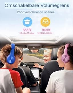 Velox Koptelefoon Kinderen Met Draad - Koptelefoon Kinderen Vanaf 2 Jaar — thumbnail 4