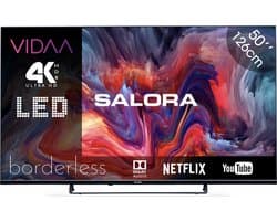 Salora FOD50UV - 50 Inch - Smart TV - 4K Ultra HD - VIDAA - Smart tv 50 inch - 2025