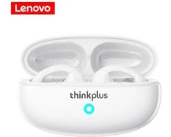 Lenovo - XT83 II - Bluetooth 5.3 - Draadloze oordopjes - Ergonomisch - Noise-cancelling - Waterbestendig - Sport - Gamen - Reizen - Wit