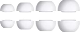 Ibley ComfortFit Siliconen oortips voor Apple AirPods Pro 2 wit - Siliconen Earplug - XS/S/M/L formaat - 4 paar - 4 maten — thumbnail 1