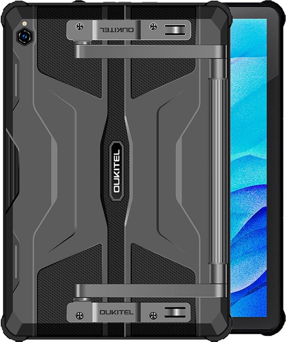 Oukitel RT6 WiFi+4G 8GB/256GB Black - Rugged tablet - Robuuste tablet - Tablet 10 inch - Android Tablet - IP65 waterproof - Mobiel internet en GPS — afbeelding 1