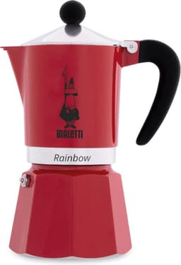 Bialetti Rainbow Rood Percolator 300ml – 6 kops — thumbnail 1