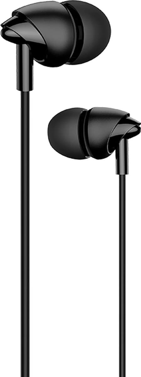 USAMS EP-39 Serie - Stereo Koptelefoon - 3,5 mm - Zwart - Ergonomisch — afbeelding 1