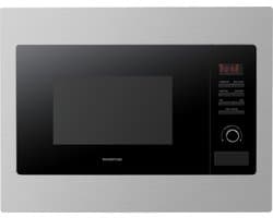 Inventum IMC6125F - Inbouw combi-oven - Hetelucht - Magnetron - Grill - 25 liter - 45 cm hoog - Tot 220 graden - RVS/Zwart — afbeelding 1