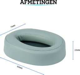 Somstyle Oorkussens Geschikt Voor Sony WH-H900N & MDR-100ABN Koptelefoon - 2 Stuks - Zacht Schuim - Eiwitleer - Lichtgroen — thumbnail 5