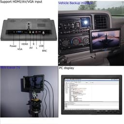 West Portable monitor - Monitor - Beeldscherm - Vakantie - Reis - 10.1 Inch - 1024x600 - Draagbare monitor — thumbnail 4