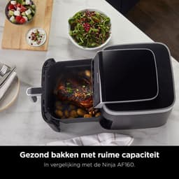 Ninja Airfryer XXL Max Pro - 6.2 liter - 6 Kookprogramma's - in Hoogte Verstelbare Plaat - 2024 Model - AF180EU — thumbnail 9