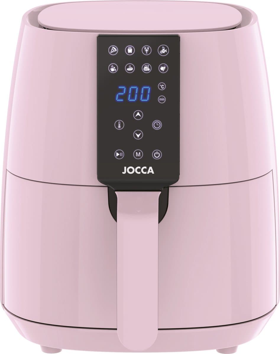 Jocca Sweet 2326P Airfryer - Heteluchtfriteuse - 3.8 Liter - 1450 Watt - Roze — afbeelding 1