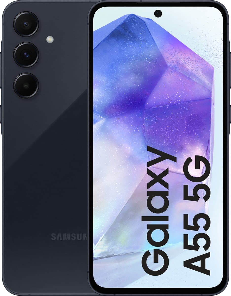 Samsung Galaxy A55 5G - 128GB - Awesome Navy — afbeelding 1