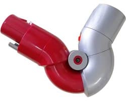 Adapter Met Snelle Ontgrendeling Geschikt Voor Dyson V12 - Multi Hoek Rotatie Tot 90 Graden - Ergonomisch Stofzuigen - Steelstofzuiger Onderdelen - Rood/Grijs
