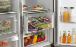 Haier HSW59F18DNMM - Amerikaanse koelkast - 615L - 90 cm - Total No Frost - Energieklasse D - Vochtigheidsregeling voor verser voedsel - Inox Look - 10 Jaar Garantie op onderdelen — thumbnail 17