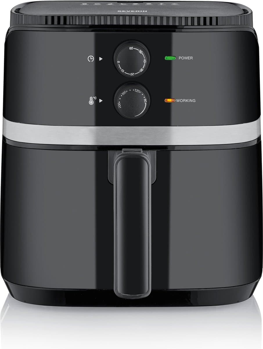 Severin FR 2452 - Heteluchtfriteuse - Friteuse 5l - zwart — afbeelding 1