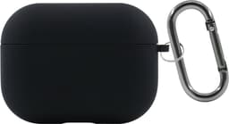 Siliconen Case voor Apple AirPods Pro en Pro 2 – Schokabsorberende Beschermhoes met Clip – Val- en Krasbestendig – Zacht Silicone Hoesje – Ondersteunt Draadloos Opladen – Perfecte Pasvorm – Stijlvol en Duurzaam – Zwart — thumbnail 1