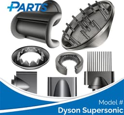 Dyson Supersonic HD01 Opzetstukken/Accessoireset van Plus.Parts® geschikt voor Dyson - 7 delig! — thumbnail 1