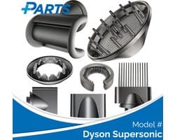 Dyson Supersonic HD01 Opzetstukken/Accessoireset van Plus.Parts® geschikt voor Dyson - 7 delig!