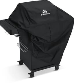 BURNHARD® 2 Branders gasbarbecue FRED Jr. Black Series 3, incl. 900°C keramische infraroodbrander, gietijzeren grillrooster + inklapbare zijtafels — thumbnail 4