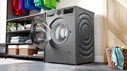 Bosch Serie 6 - WGG244FNNL - Wasmachine met stoom - 9 kg - 1400 rpm - Automatisch doseren - 1400 rpm - Zeer stil - Iron Assist: vermindert kreukels tot 50% - Cast Iron Grey — thumbnail 9