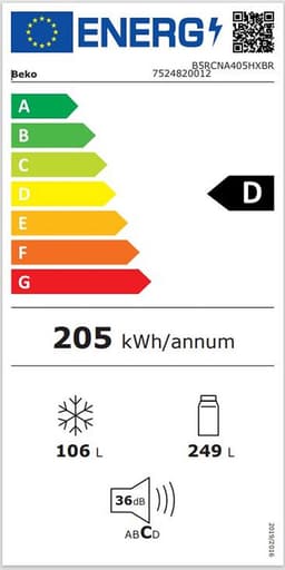 Beko B5RCNA405HXBR Koelvries combinatie — thumbnail 3