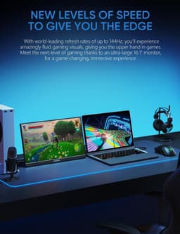 Arzopa A1 Game Z1FC - Portable Gaming Monitor - Ingebouwde Kickstand - 144hz - 16.1 inch — thumbnail 5