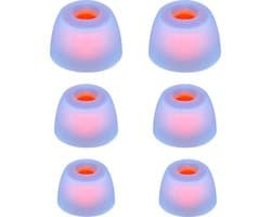 Somstyle Vervangende Oordopjes Set Geschikt Voor JBL Tune 230 NC TWS / T230NC - Maat S, M & L - Siliconen - 6 Stuks - Blauw