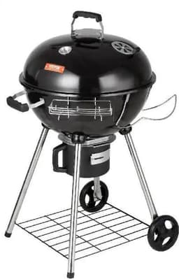 MS® - Barbecue op poten - Met wielen - BBQ grill - Houtskoolgrill met deksel - Met asopvang bak - Met handgreep - Grill Rooster van 55 cm - 83 x 68,5 x 105 cm — thumbnail 1