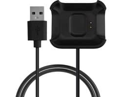 kwmobile USB-oplaadkabel geschikt voor Xiaomi Mi Watch Lite / Redmi Watch kabel - Laadkabel voor smartwatch - in zwart